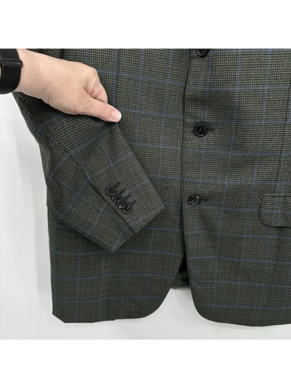 ERMENEGILDO ZEGNA NEIMAN MARCUS jacket blazer 40L plaid quiet luxury business